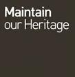 Maintain our heritage Logo